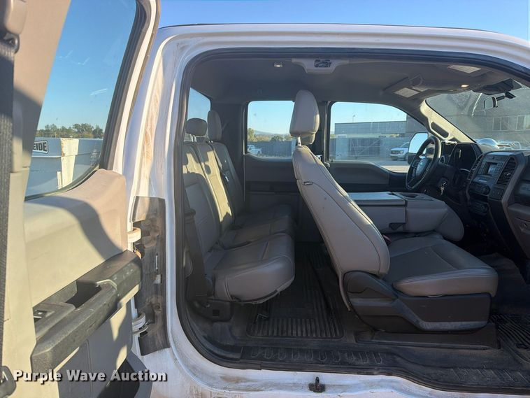 image for item FU1196 2020 Ford F250 Super Duty Ext. Cab utility bed pickup truck