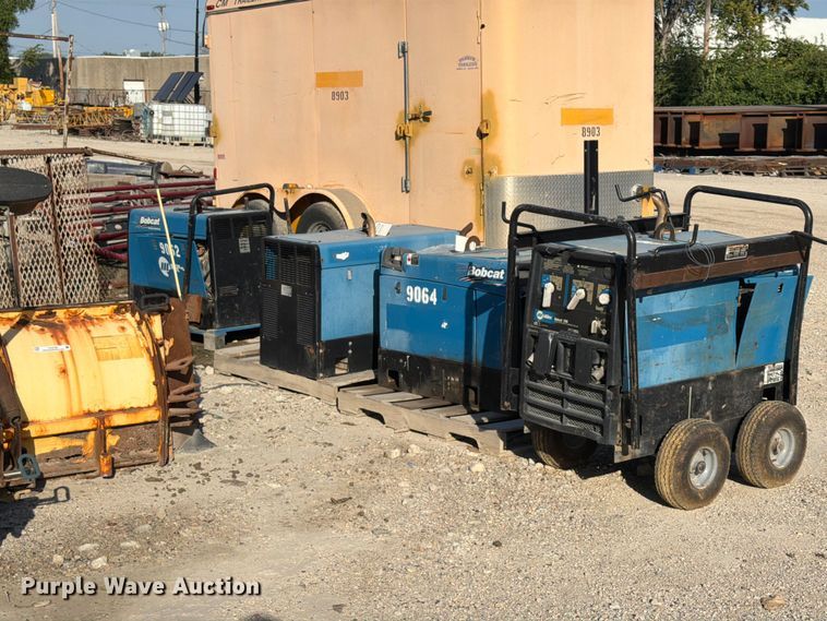 image for item FU4792 (4) Miller Bobcat welders generators