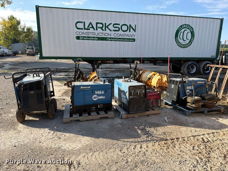 image for item FU4792 (4) Miller Bobcat welders generators
