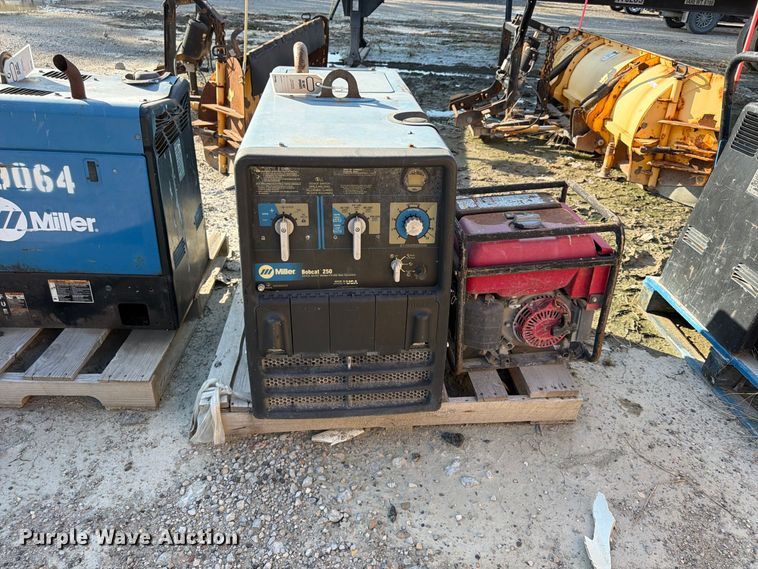 image for item FU4792 (4) Miller Bobcat welders generators