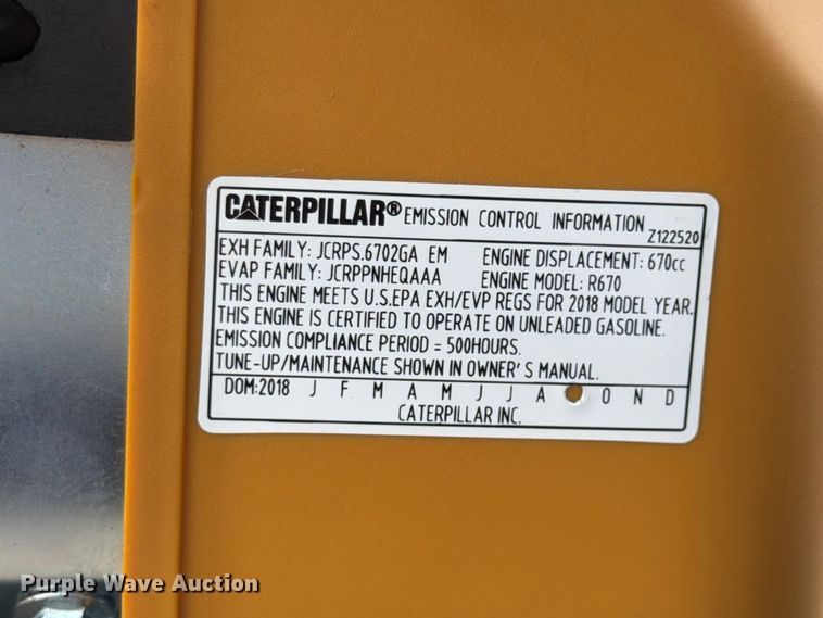 image for item FU4796 2018 Caterpillar RP12000E generator