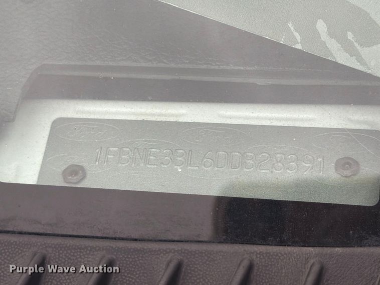image for item FU4809 2013 Ford E350 van