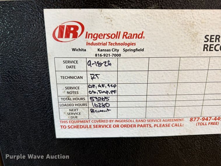 image for item FU4821 Ingersoll Rand UP6-25-200 air compressor