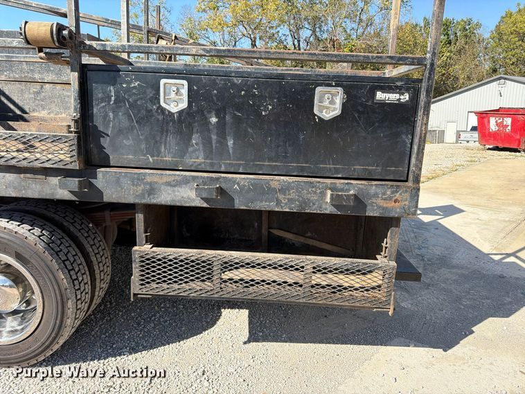 image for item FU4823 2021 Ford F650 Super Duty Crew Cab flatbed truck