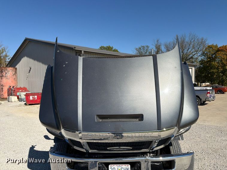 image for item FU4823 2021 Ford F650 Super Duty Crew Cab flatbed truck