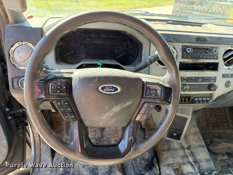 image for item FU4823 2021 Ford F650 Super Duty Crew Cab flatbed truck