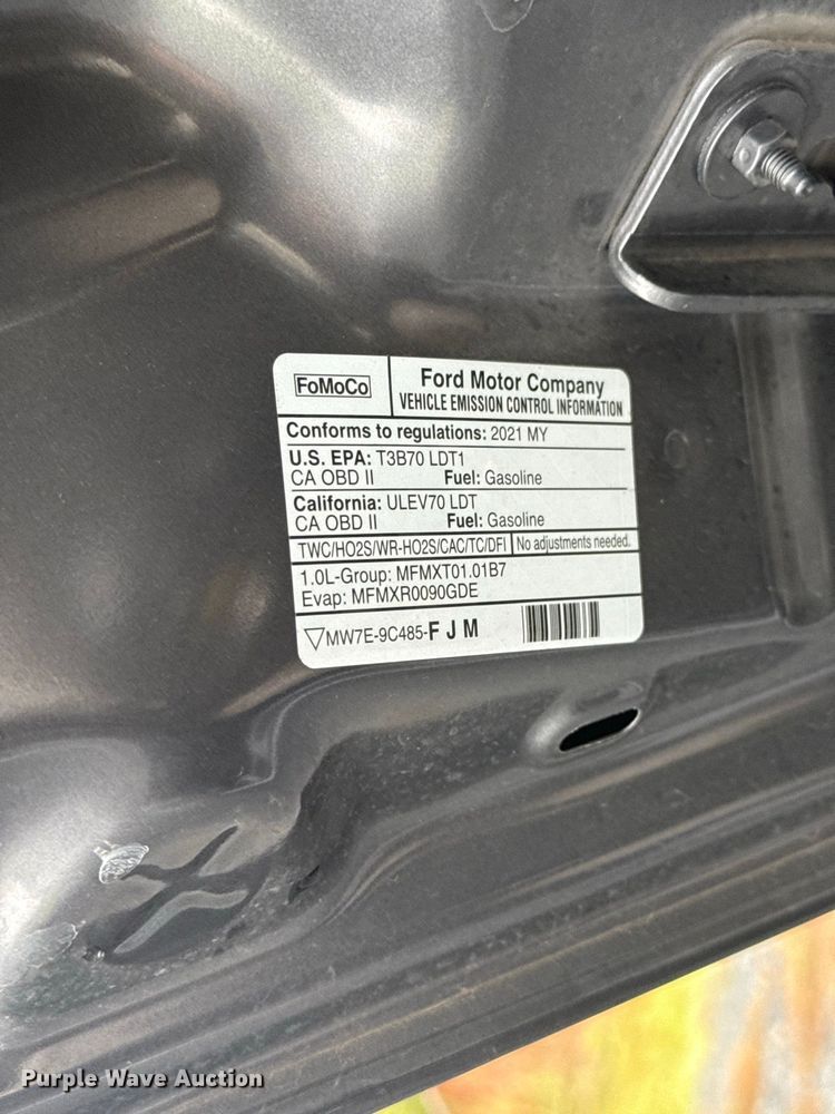 image for item FV2008 2021 Ford Ecosport SUV