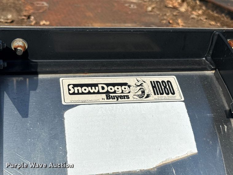 image for item FV2038 SnowDogg HD80 snow plow