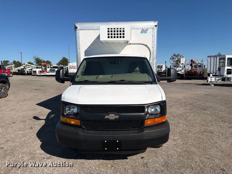 image for item FW3535 2016 Chevrolet Express 4500 refrigerated delivery truck