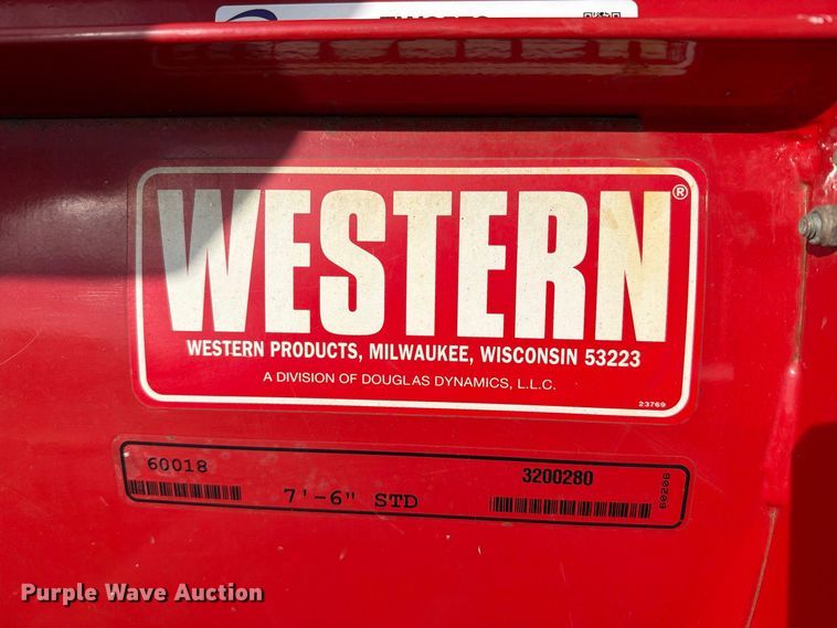 image for item FW3572 Western 60018 snow plow