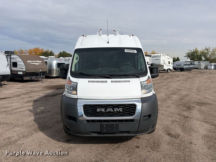image for item YA4500 2021 RAM Promaster 2500 delivery van