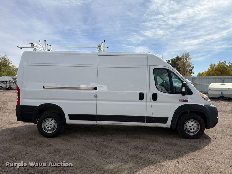 image for item YA4500 2021 RAM Promaster 2500 delivery van