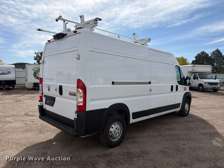 image for item YA4500 2021 RAM Promaster 2500 delivery van