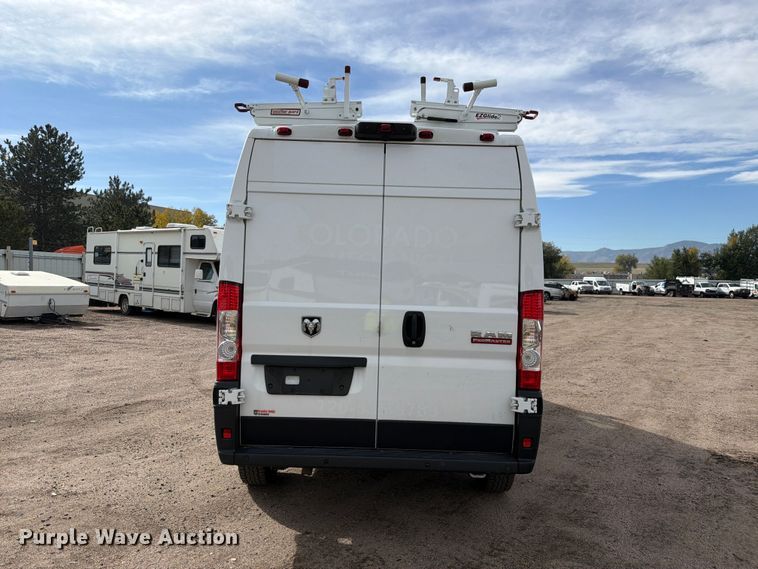 image for item YA4500 2021 RAM Promaster 2500 delivery van