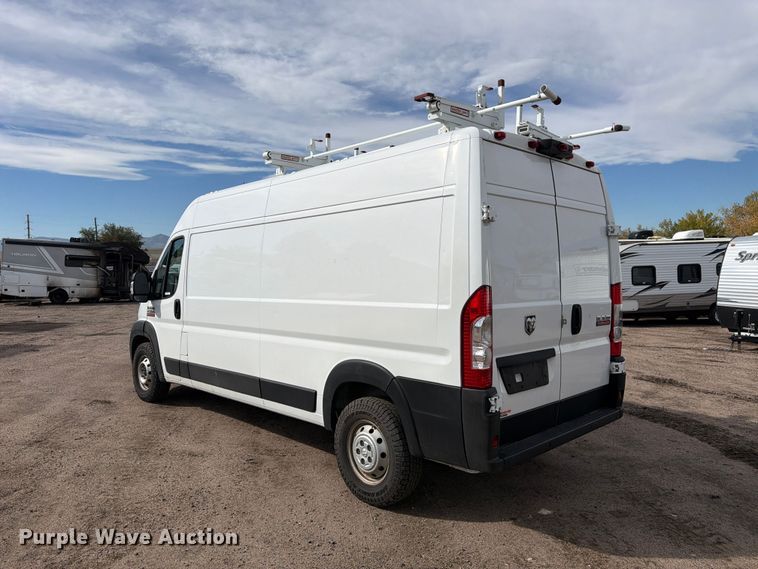 image for item YA4500 2021 RAM Promaster 2500 delivery van