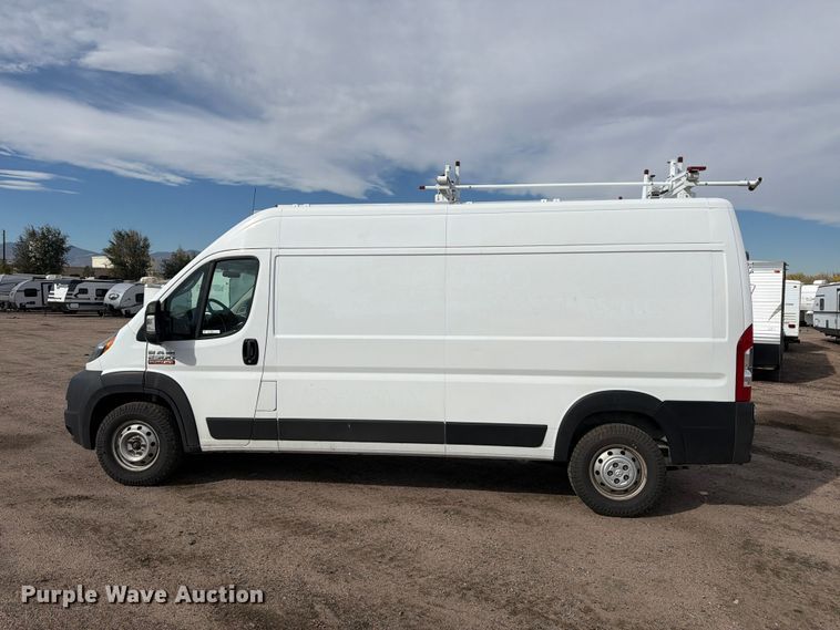 image for item YA4500 2021 RAM Promaster 2500 delivery van