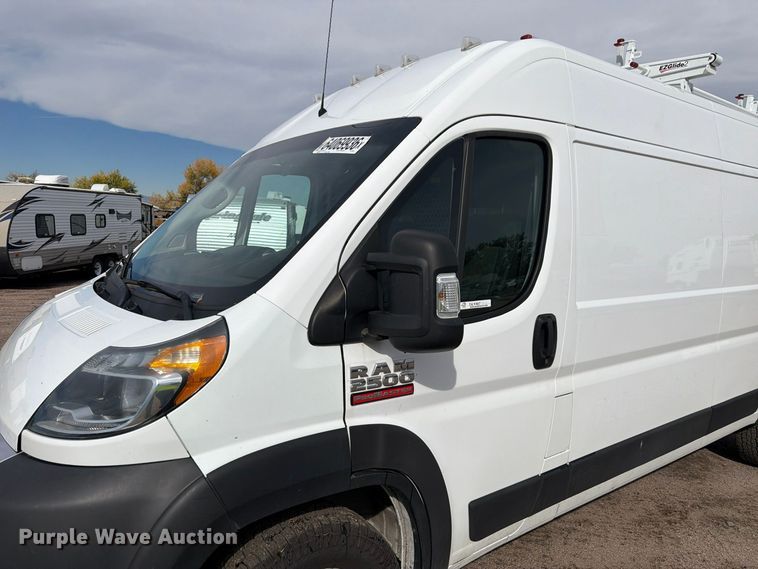 image for item YA4500 2021 RAM Promaster 2500 delivery van