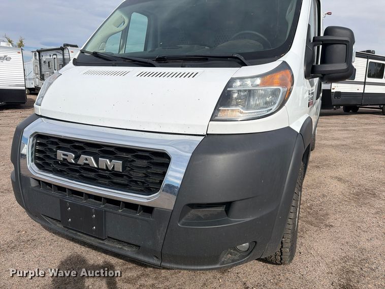 image for item YA4500 2021 RAM Promaster 2500 delivery van