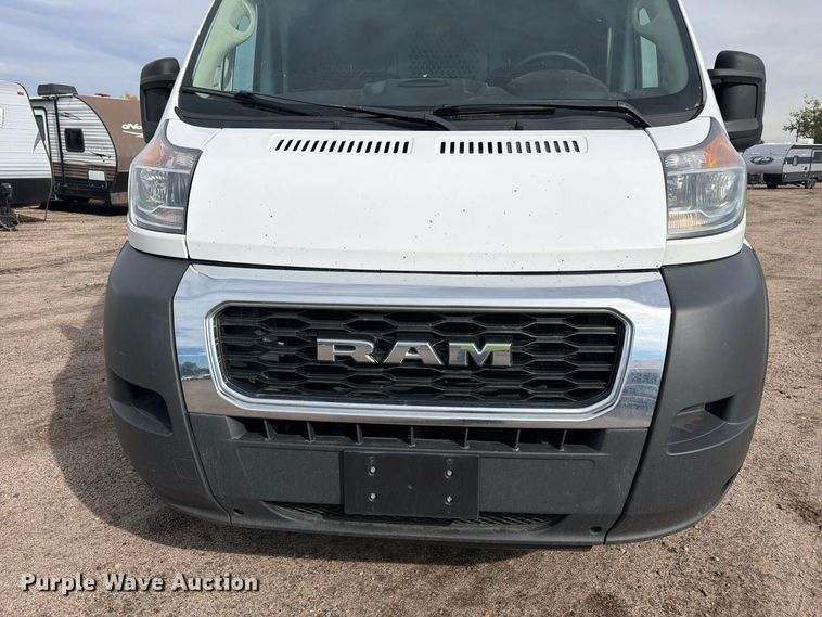 image for item YA4500 2021 RAM Promaster 2500 delivery van