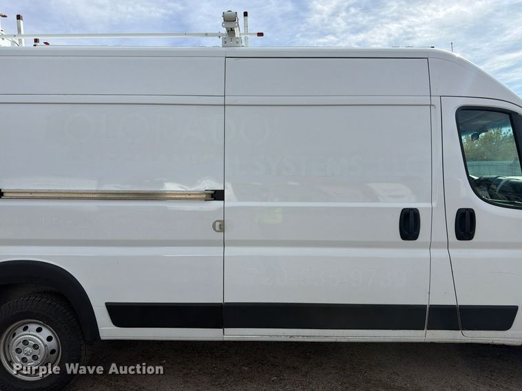 image for item YA4500 2021 RAM Promaster 2500 delivery van