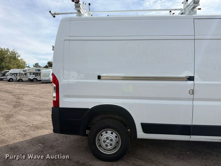image for item YA4500 2021 RAM Promaster 2500 delivery van