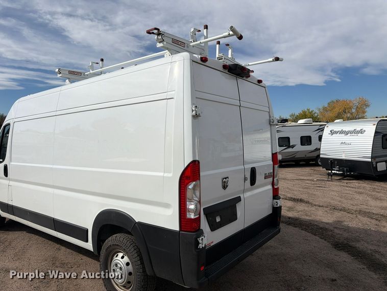 image for item YA4500 2021 RAM Promaster 2500 delivery van