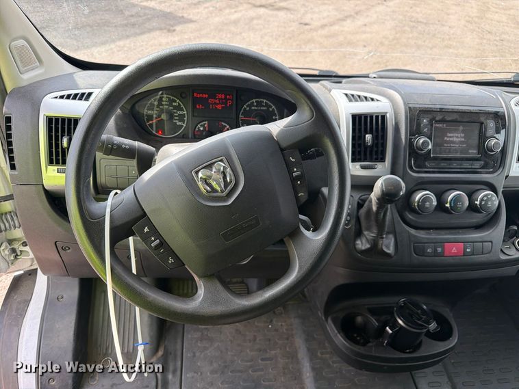 image for item YA4500 2021 RAM Promaster 2500 delivery van