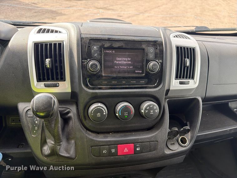 image for item YA4500 2021 RAM Promaster 2500 delivery van