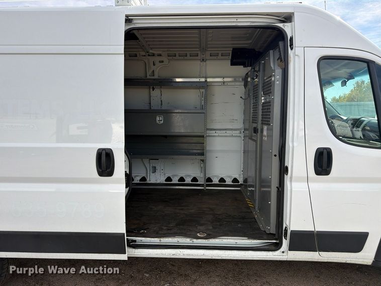 image for item YA4500 2021 RAM Promaster 2500 delivery van