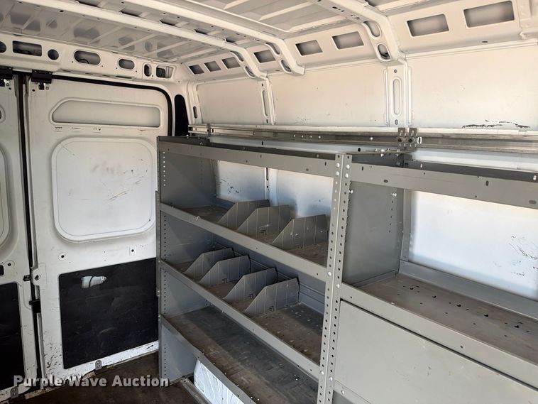 image for item YA4500 2021 RAM Promaster 2500 delivery van