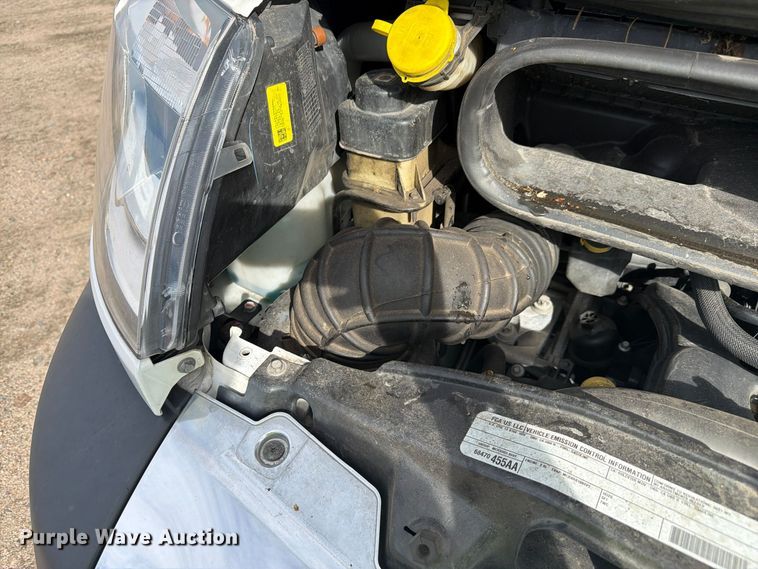 image for item YA4500 2021 RAM Promaster 2500 delivery van