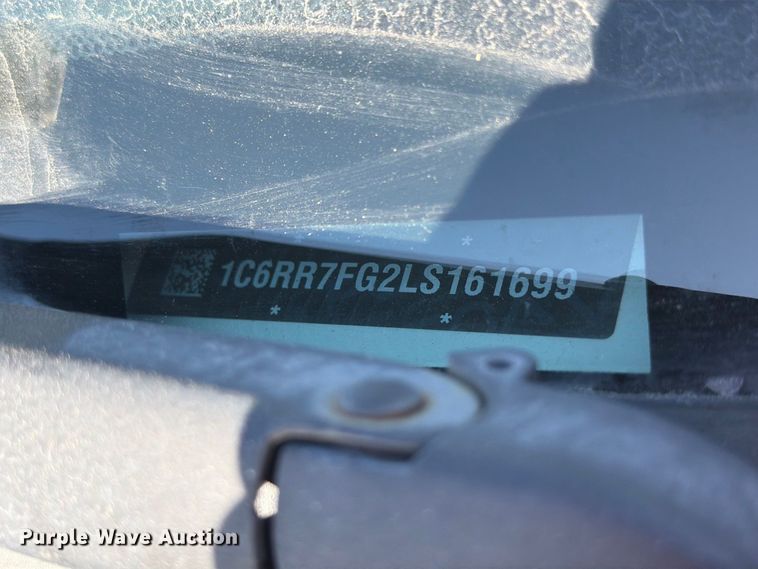 image for item YA4651 2020 RAM 1500 Ext. Cab pickup truck