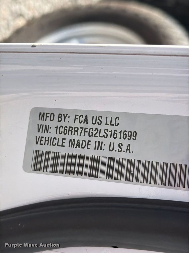 image for item YA4651 2020 RAM 1500 Ext. Cab pickup truck