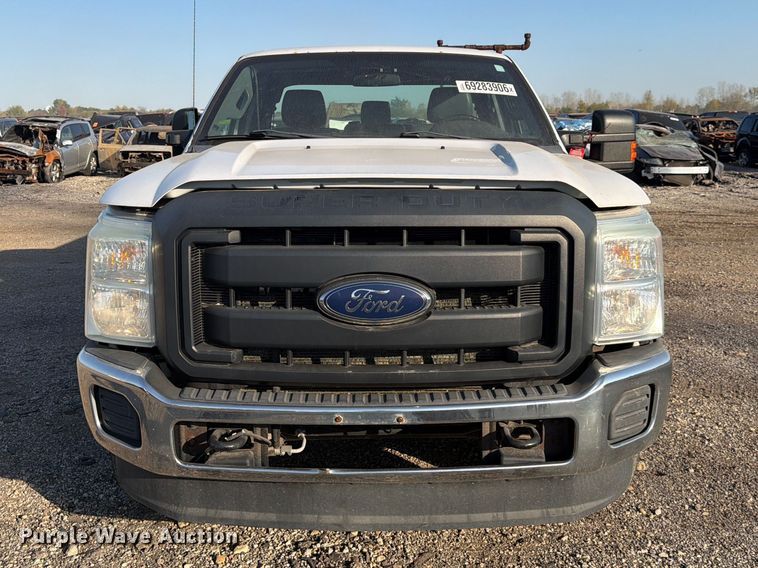 image for item YA5135 2016 Ford F250 Super Duty Ext. Cab utility bed pickup truck