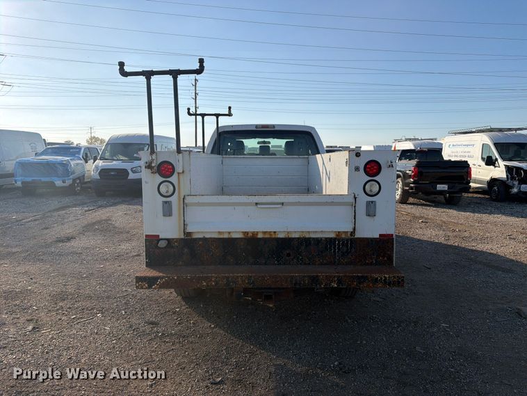 image for item YA5135 2016 Ford F250 Super Duty Ext. Cab utility bed pickup truck
