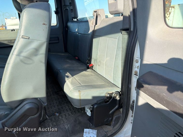 image for item YA5135 2016 Ford F250 Super Duty Ext. Cab utility bed pickup truck