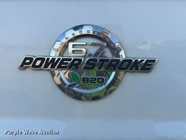 image for item YA5135 2016 Ford F250 Super Duty Ext. Cab utility bed pickup truck