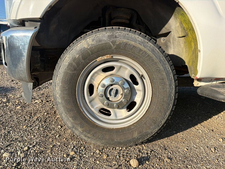 image for item YA5135 2016 Ford F250 Super Duty Ext. Cab utility bed pickup truck