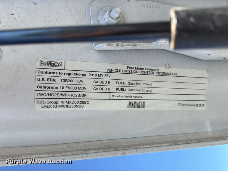 image for item YA5384 2019 Ford F250 Super Duty Ext. Cab pickup truck