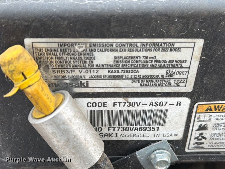 image for item YA5765 2022 Bobcat ZT3000 ZTR lawn mower