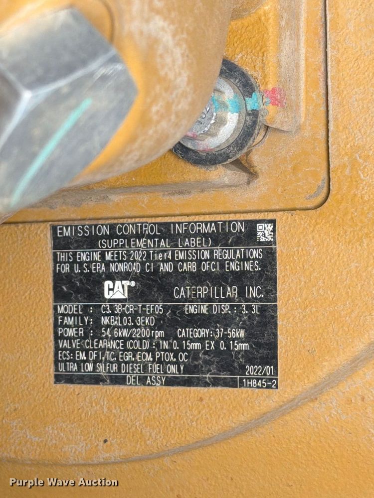image for item DT2948 2022 Caterpillar 310 mini excavator