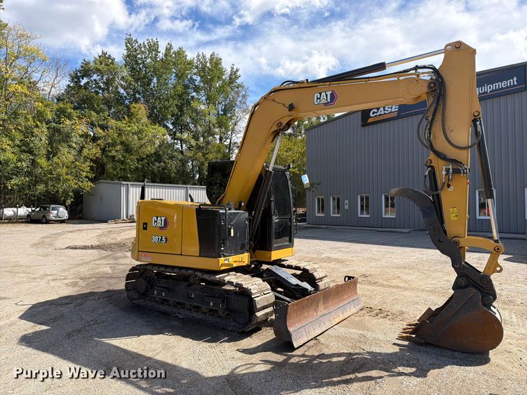 image for item DT2950 2022 Caterpillar 307.5 mini excavator