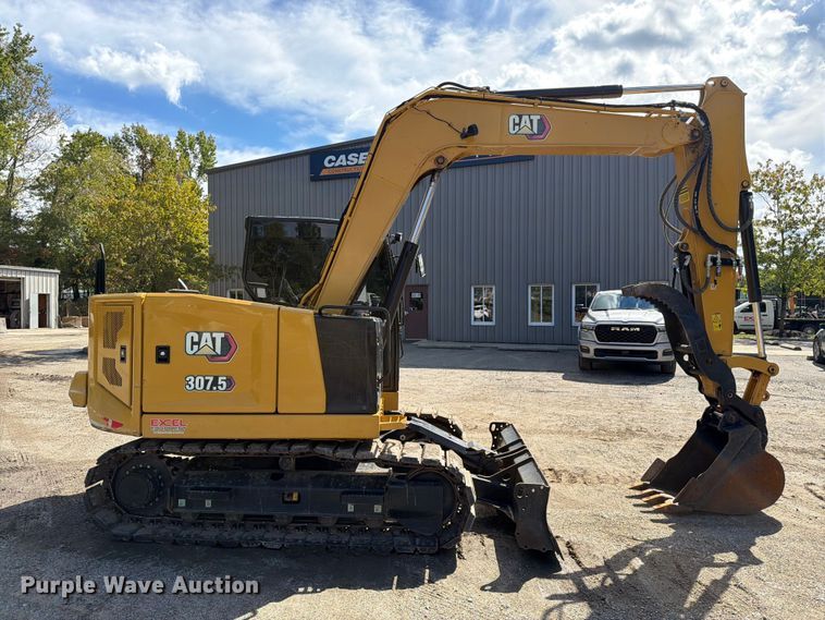 image for item DT2950 2022 Caterpillar 307.5 mini excavator