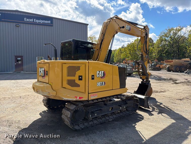 image for item DT2950 2022 Caterpillar 307.5 mini excavator