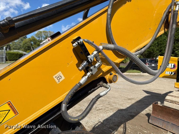 image for item DT2950 2022 Caterpillar 307.5 mini excavator