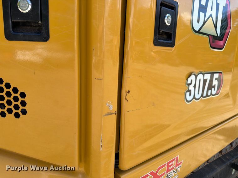 image for item DT2950 2022 Caterpillar 307.5 mini excavator