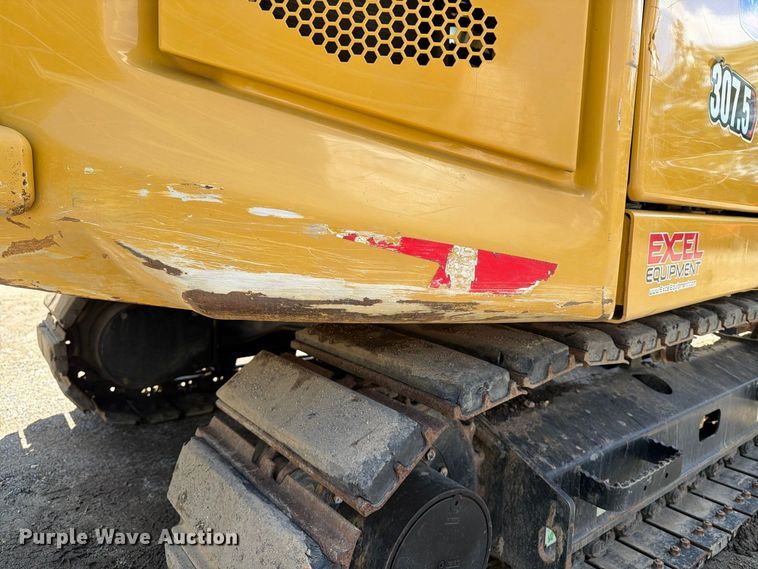 image for item DT2950 2022 Caterpillar 307.5 mini excavator