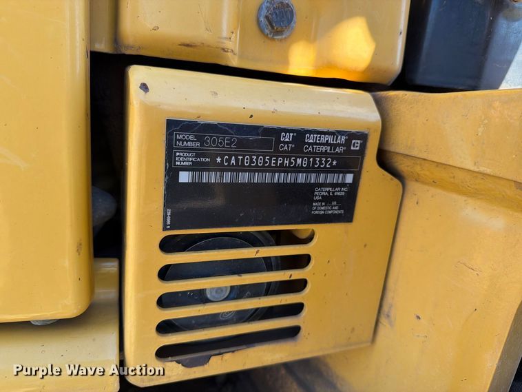 2016 Caterpillar 305E2