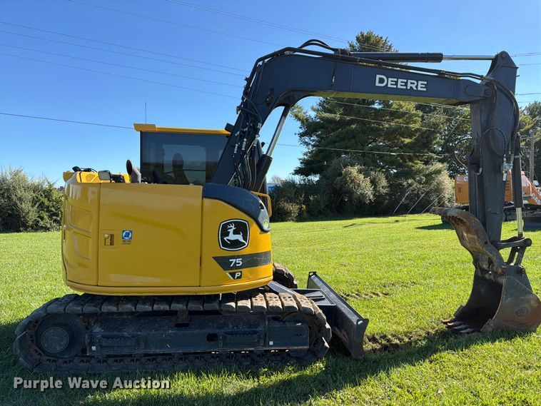 image for item DT2952 2024 John Deere 75P mini excavator