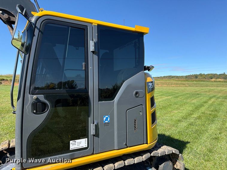 image for item DT2952 2024 John Deere 75P mini excavator